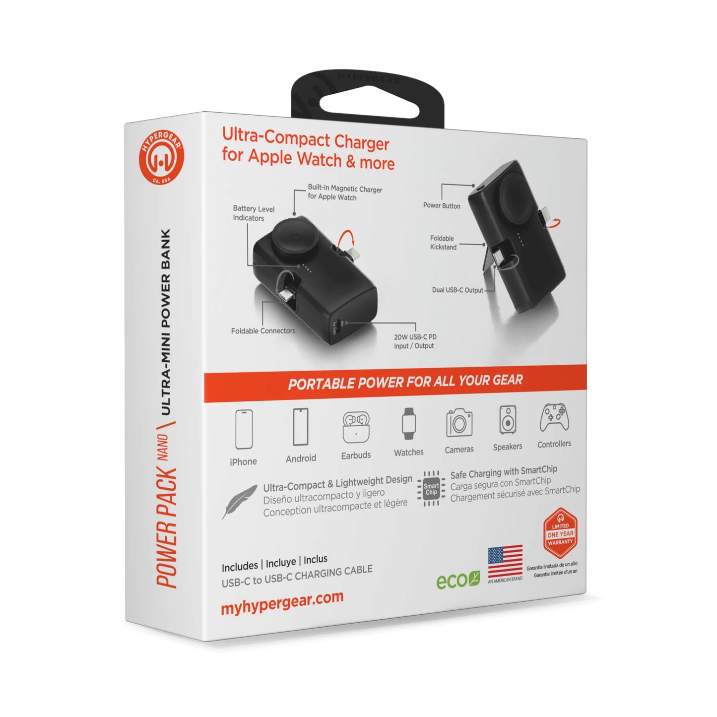 Hypergear Power Pack Nano 5000Mah Power Bank